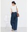 【WEB限定】フロントZIPバックレースアップデニム