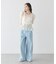 【WEB限定】フロントZIPバックレースアップデニム