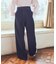 【WEB限定】フロントZIPバックレースアップデニム