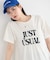 シャーリングロゴTシャツ