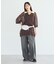 サイドタックスーパーワイドデニムパンツ