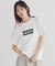 フロッキープリントTシャツ