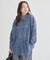 ペイズリー刺繍シャツ