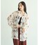 花柄シアーシャツ