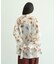 花柄シアーシャツ