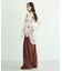 花柄シアーシャツ