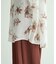 花柄シアーシャツ