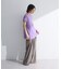 フレンチスリーブ筆記体ロゴチュニック
