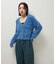 ・Petit Fleur シャギーニットカーディガン