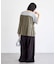 異素材ドッキングプルオーバー