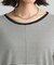 【WEB限定カラーあり】袖チュールリブプルオーバーⅡ
