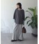 【WEB限定カラーあり】袖チュールリブプルオーバーⅡ