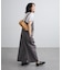 ワイドシルエットサロペット