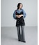 バックギャザーデニムシャツ
