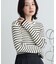 【WEB限定カラーあり】ここちリブ配色ニットプルオーバー