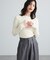 【WEB限定カラーあり】ここちリブ配色ニットプルオーバー