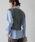 【選べる丈】甘編みニットベスト