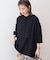 【WEB限定】接触冷感バンドカラーシャツチュニック
