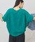 【接触冷感+UVカット】半袖コクーンカットプルオーバー