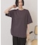 裾ラウンドTシャツ
