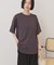 裾ラウンドTシャツ