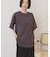 裾ラウンドTシャツ