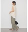 ラウンドヘムタンクトップ