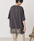 カレッジロゴレースドッキングTシャツ