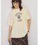 シャーリングプリントTシャツ