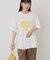 シャーリングプリントTシャツ