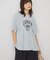 シャーリングプリントTシャツ