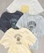 シャーリングプリントTシャツ