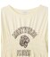 シャーリングプリントTシャツ