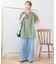 【WEB限定】イージーケア+接触冷感 フレンチスリーブギャザーシャツ