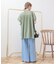 【WEB限定】イージーケア+接触冷感 フレンチスリーブギャザーシャツ