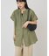 【WEB限定】イージーケア+接触冷感 フレンチスリーブギャザーシャツ