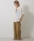 【WEB限定】イージーケア+接触冷感 フレンチスリーブギャザーシャツ