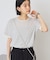 配色レイヤード風シアーTシャツ