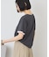 配色レイヤード風シアーTシャツ