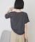 配色レイヤード風シアーTシャツ