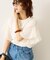 【WEB限定】袖チュールサイドスリットプルオーバー