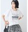 フォト&レタリングプリントTシャツ