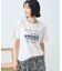 フォト&レタリングプリントTシャツ