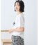 フォト&レタリングプリントTシャツ
