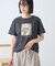 フォト&レタリングプリントTシャツ