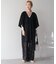 【WEB限定】前後2WAYVネックシャーリングチュニックブラウス【吸水速乾・イージーケア】