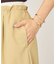 Wウエストキュロットパンツ