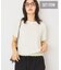 【2点セット】配色レイヤードメローTシャツ