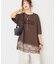 カレッジロゴレースドッキングTシャツ