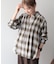 【イージーケア】チェックシャーリングシャツ